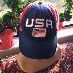 USA Kids Cap - Red and Blue